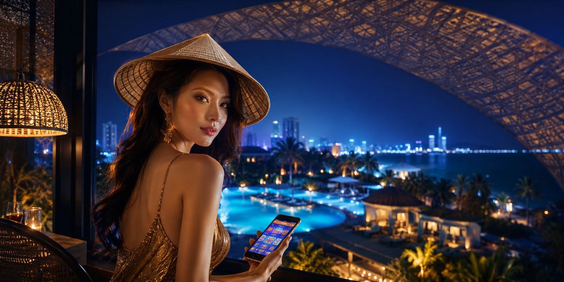Người chơi Việt Nam trải nghiệm casino trực tuyến tại bãi biển Mũi Né